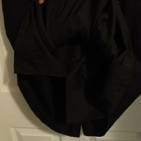 🦓🐯🐆Linen Shift Dress Embroidered w/Safari Animals Sleeveless Black Size 10 - Picture 7 of 15